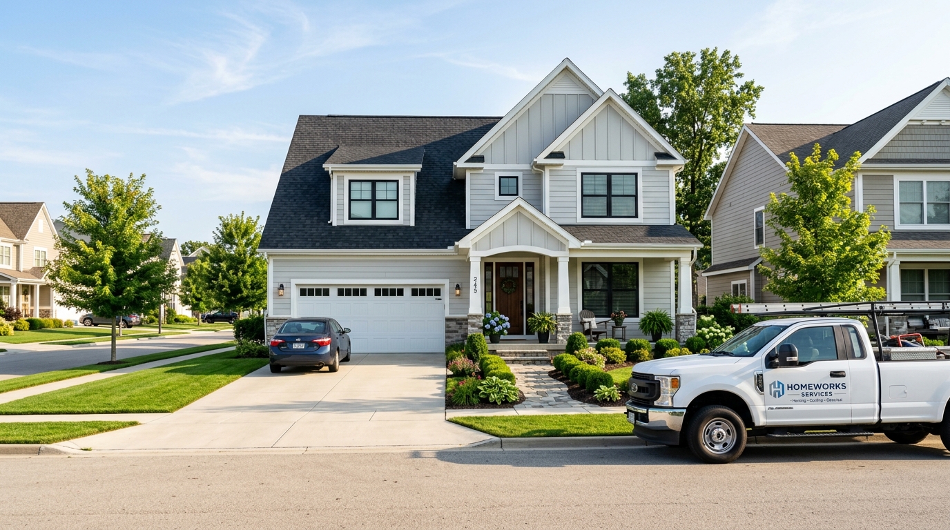 Well-maintained residential home in Old Bridge NJ serviced by Lyrebird Cheryl Home Services